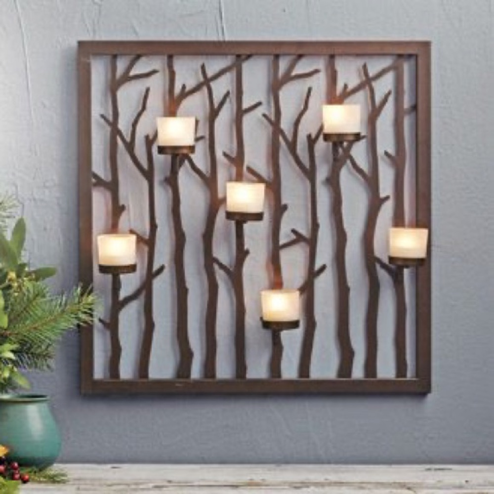 BNIB PartyLite P91241 Woodland Light Floor Stand and Sconce